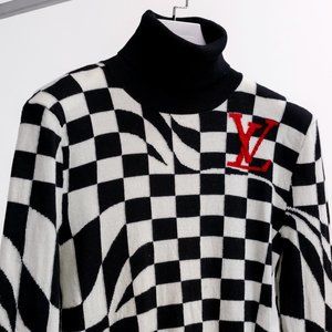 Louis Vuitton Distorted Damier Turtleneck